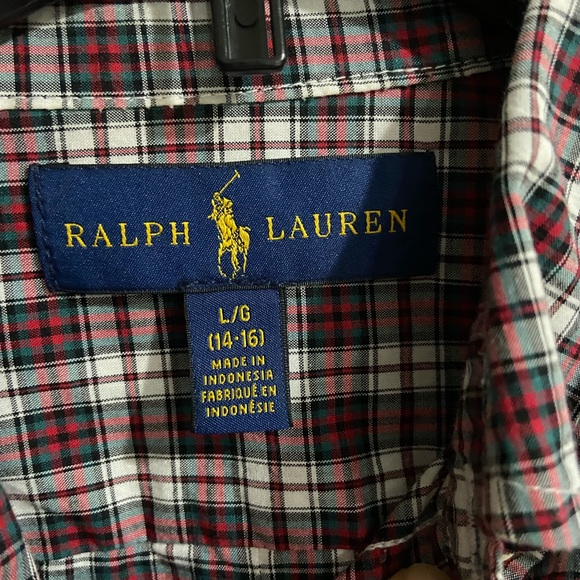 tommy hilfiger casual shirt button down, Kids size - Picture 2 of 3